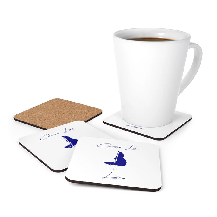 Louisiana  Calcasieu  Lake  Coaster  Set  front  position  view  from  context-1  3.75  x  3.75.webp