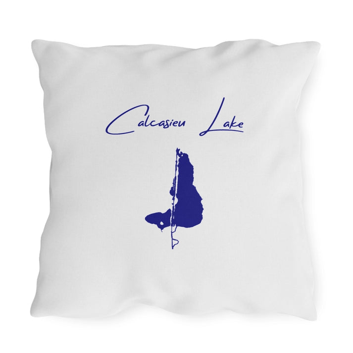 Louisiana  Calcasieu  Lake  Outdoor  Pillow  back  position  view  from  back  20  x  20.webp