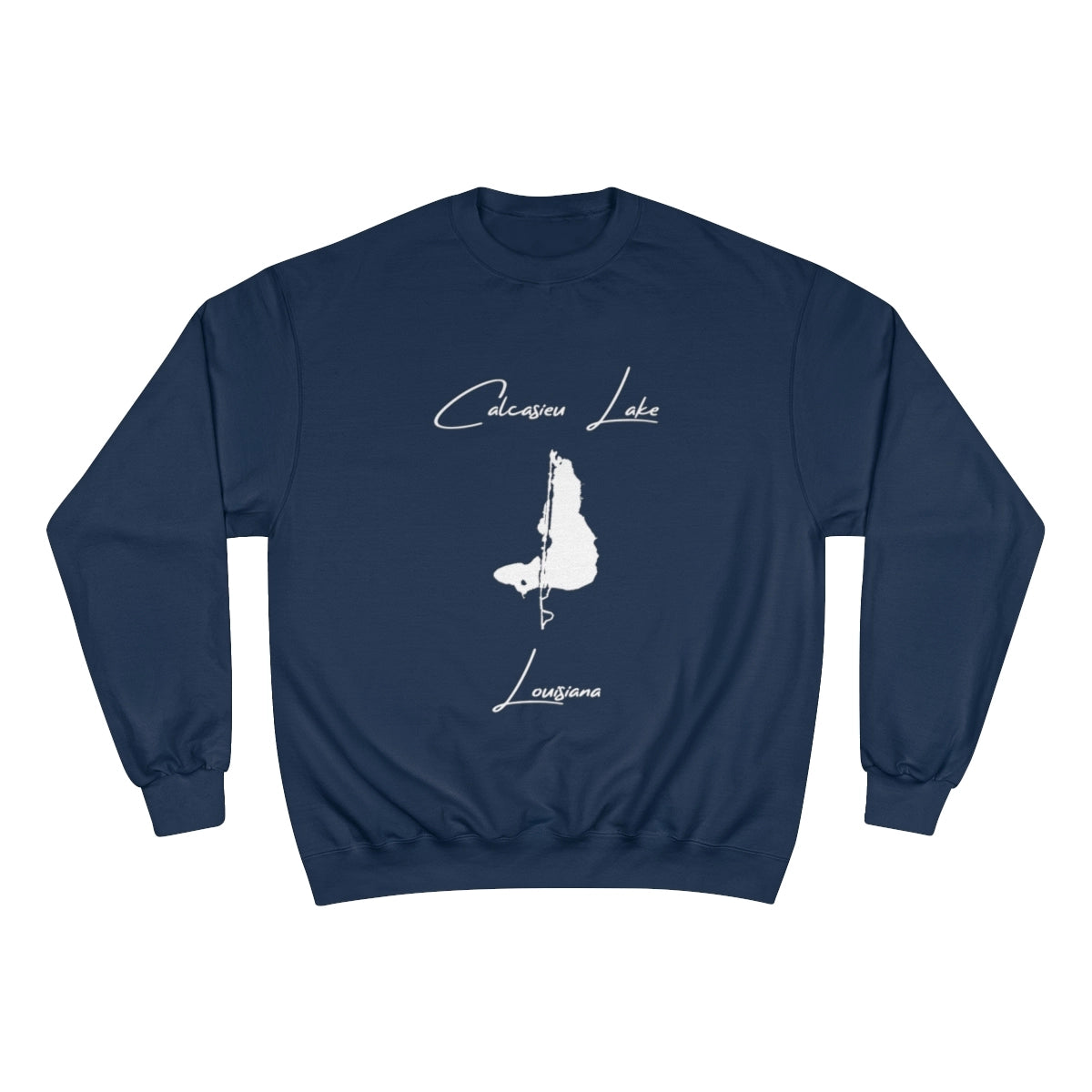 Louisiana  Calcasieu  Lake  Sweatshirt  front  position  view  from  front  navy.webp