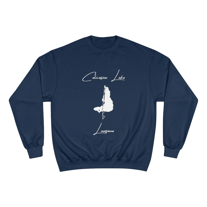 Louisiana  Calcasieu  Lake  Sweatshirt  front  position  view  from  front  navy.webp