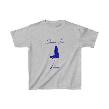 Louisiana  Calcasieu  Lake  Youth  T-shirt  front  position  view  from  front  sport  grey.webp