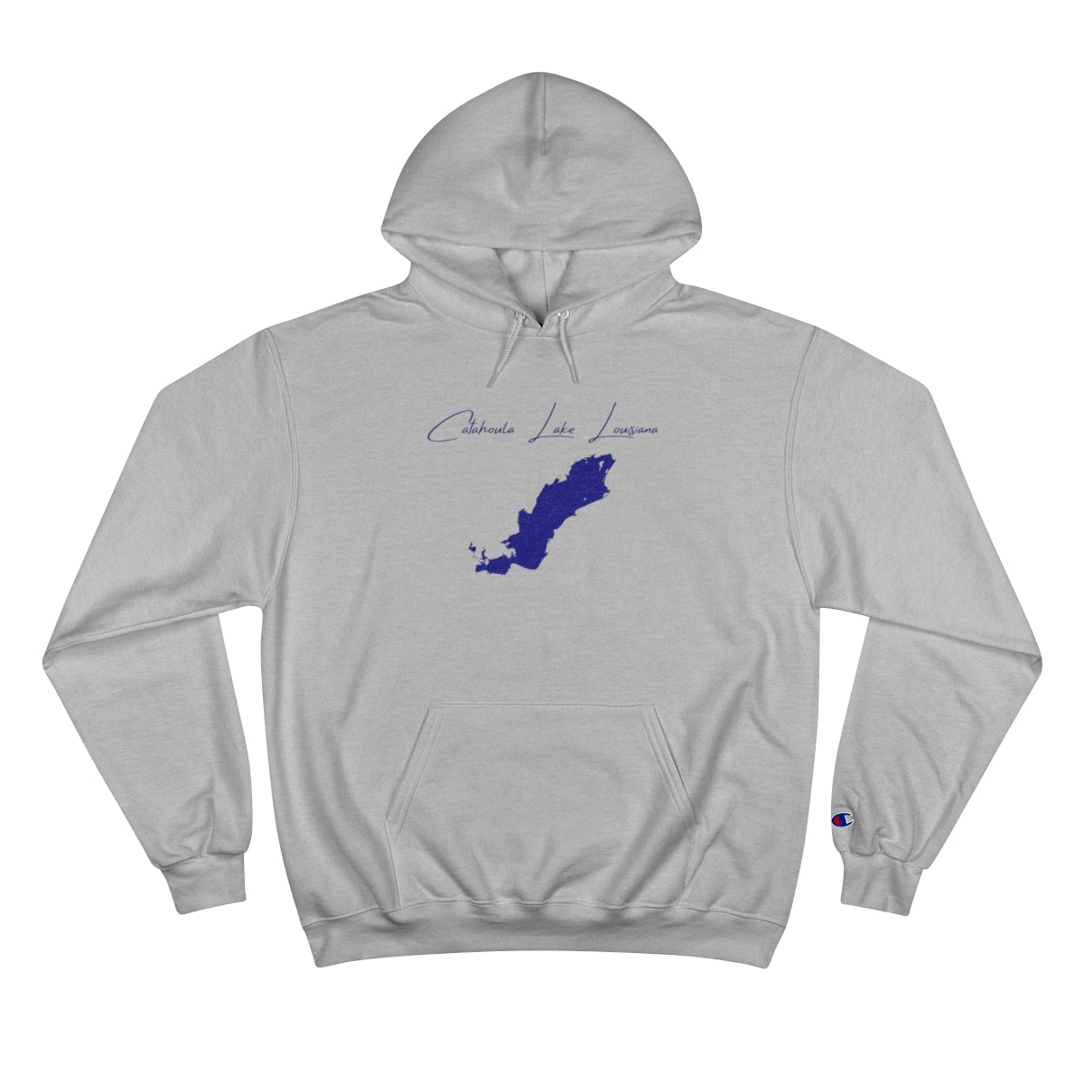Louisiana  Catahoula  Lake  Hoodie  front  position  view  from  front  light  steel.webp