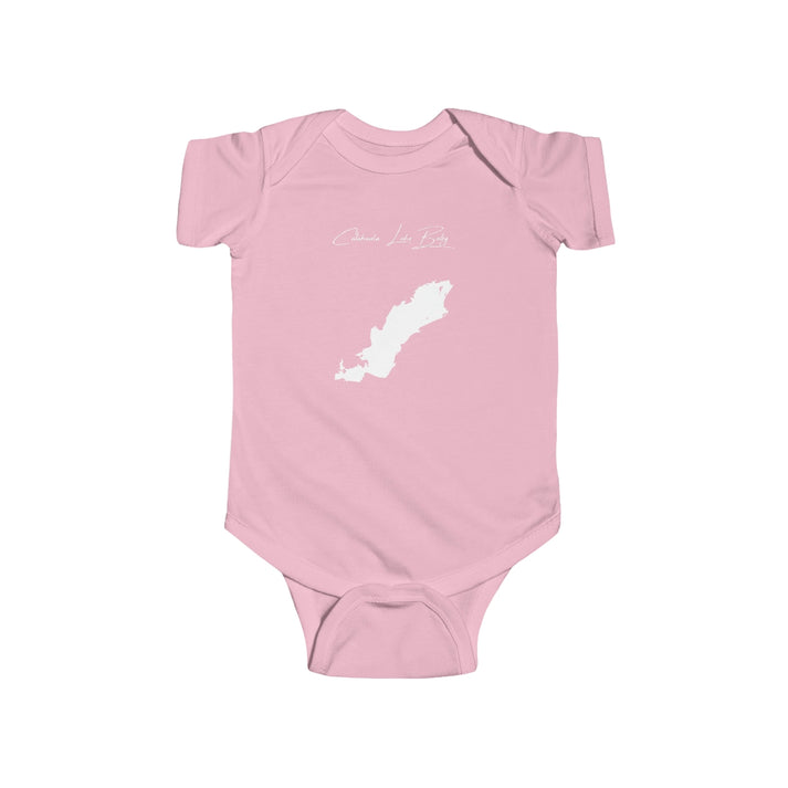 Louisiana  Catahoula  Lake  Onesie  front  position  view  from  front  pink.webp
