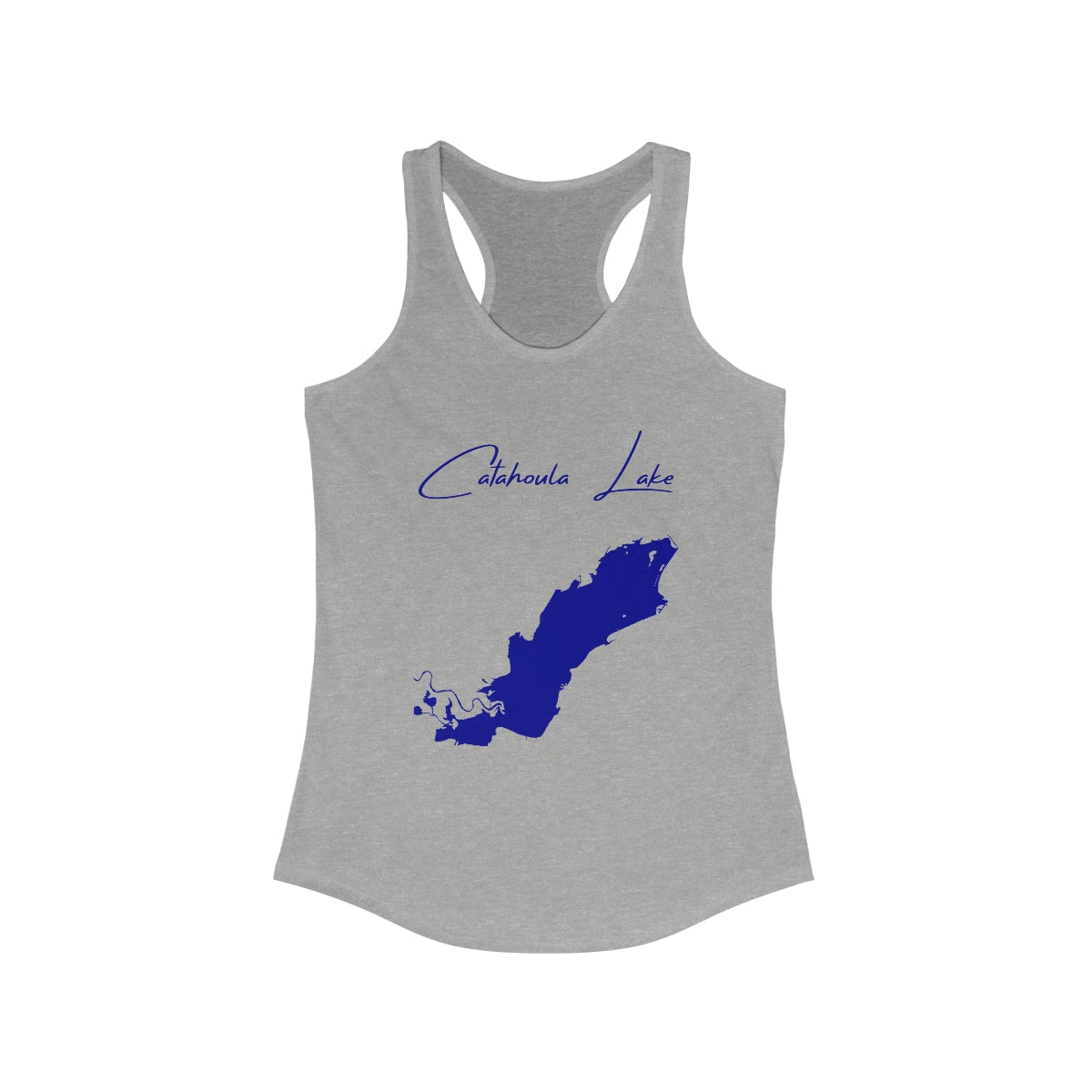 Louisiana  Catahoula  Lake  Racerback-Tank  front  position  view  from  front  heather  grey.webp