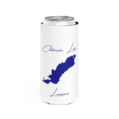 Louisiana  Catahoula  Lake  Slim  Can  Koozie  front  position  view  from  front  white.webp