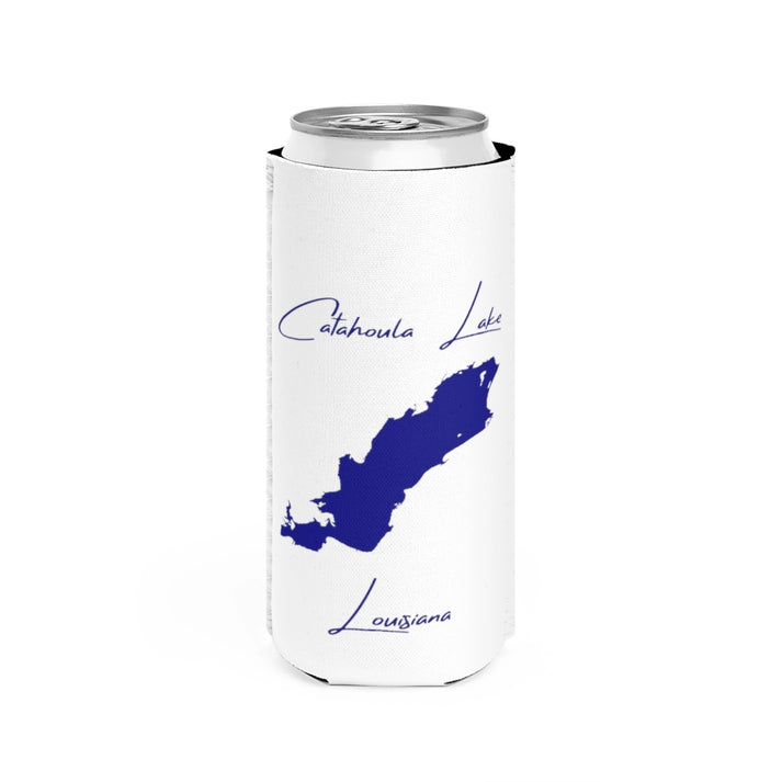 Louisiana  Catahoula  Lake  Slim  Can  Koozie  front  position  view  from  front  white.webp