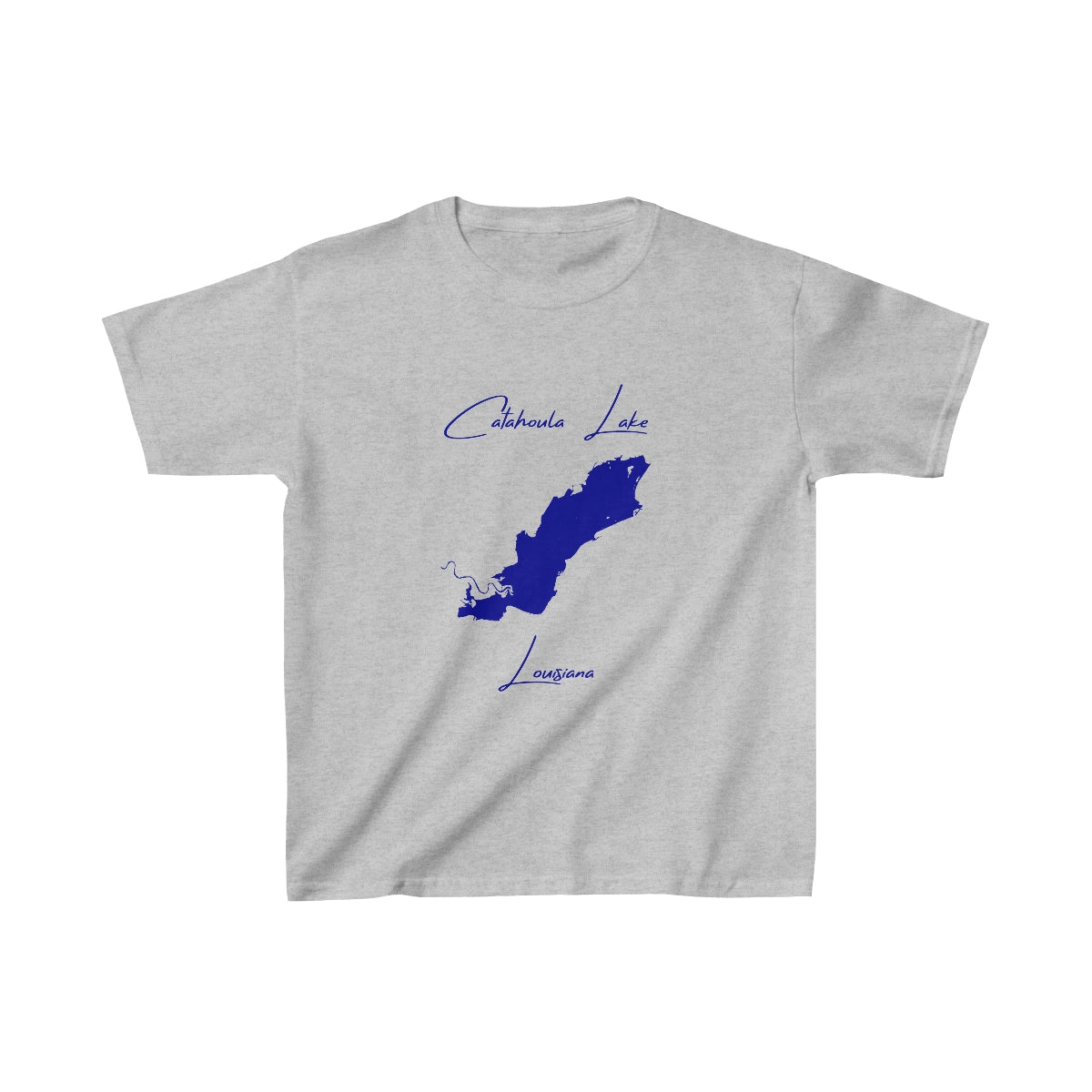 Louisiana  Catahoula  Lake  Youth  T-shirt  front  position  view  from  front  sport  grey.webp