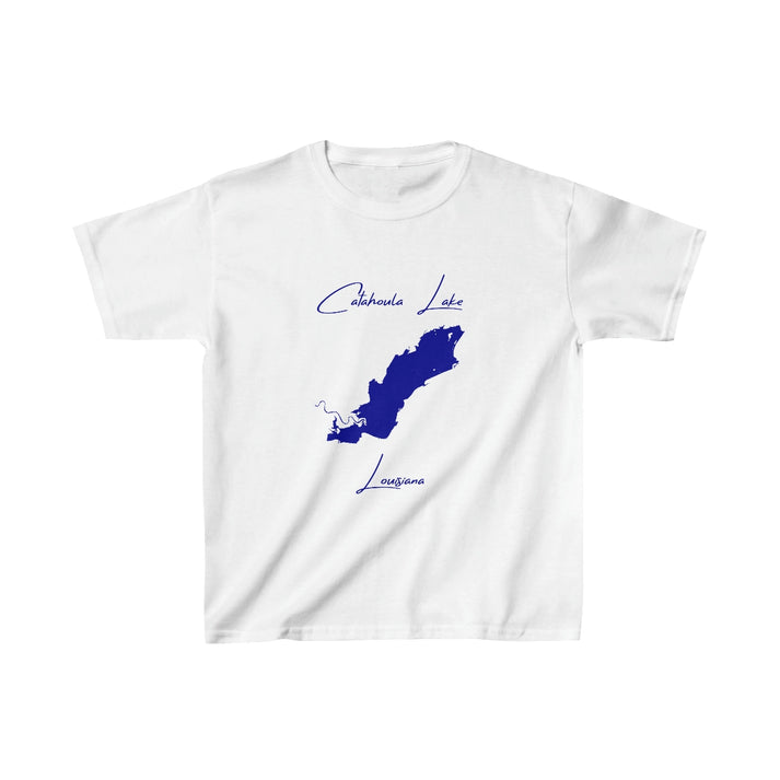 Louisiana  Catahoula  Lake  Youth  T-shirt  front  position  view  from  front  white.webp