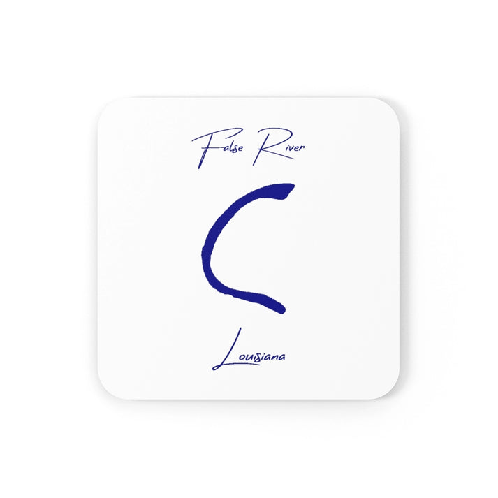 Louisiana  False  River  Coaster  Set  front  position  view  from  front  3.75  x  3.75.webp