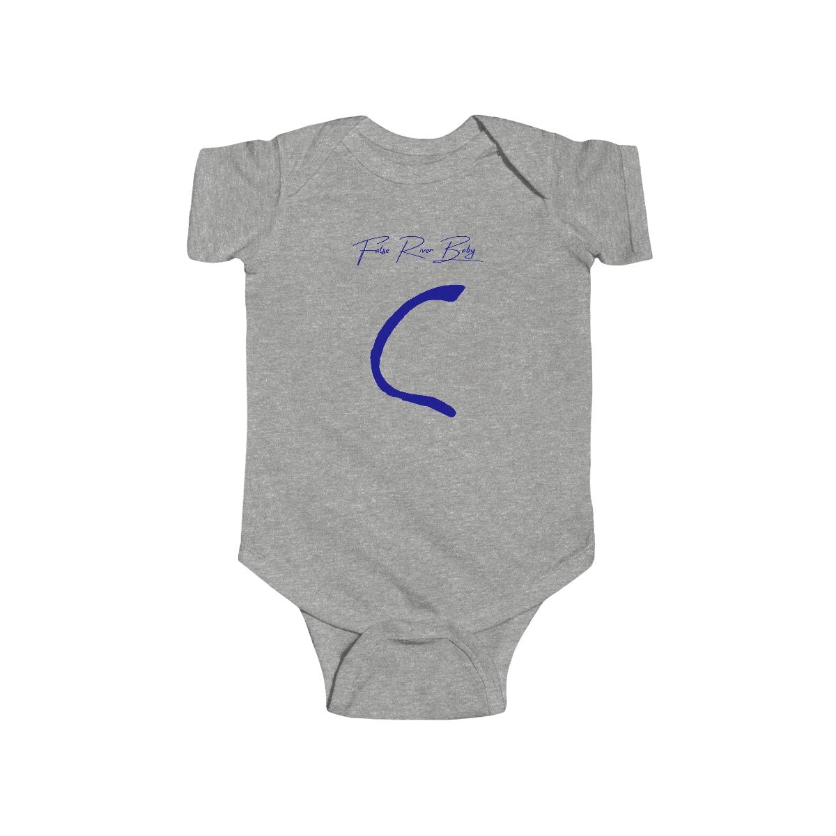 Louisiana  False  River  Onesie  front  position  view  from  front  heather.webp