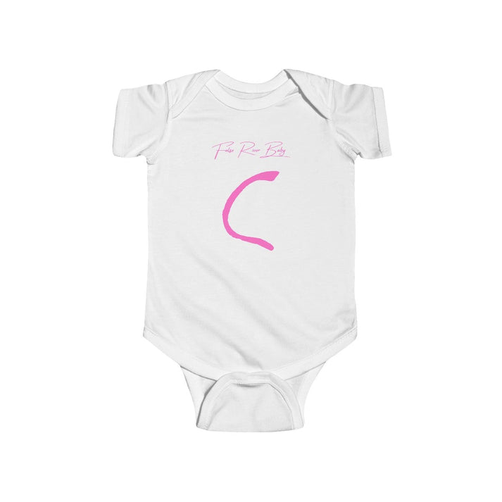 Louisiana  False  River  Onesie  front  position  view  from  front  white.webp