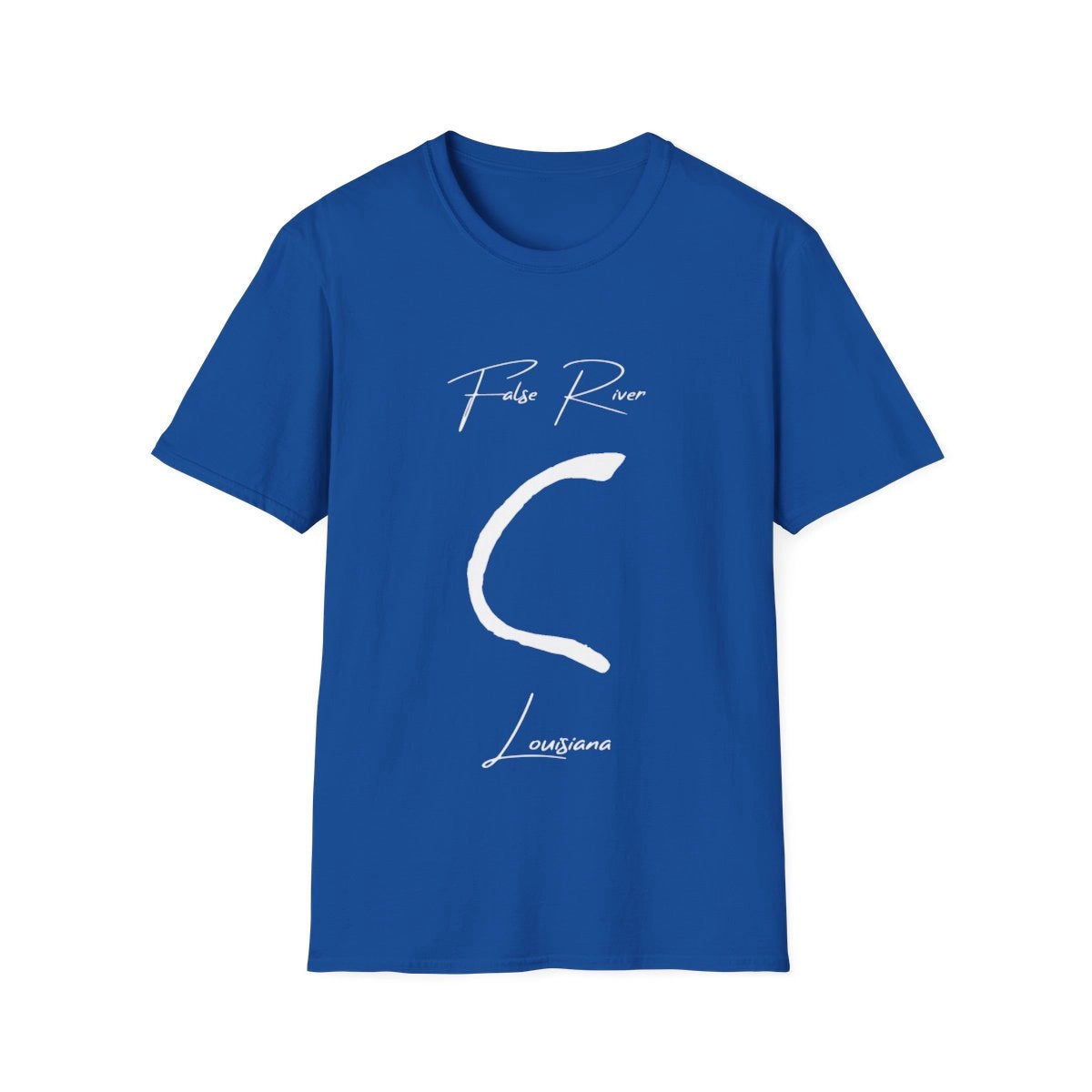 Louisiana  False  River  T-shirt  front  position  view  from  front  royal.webp