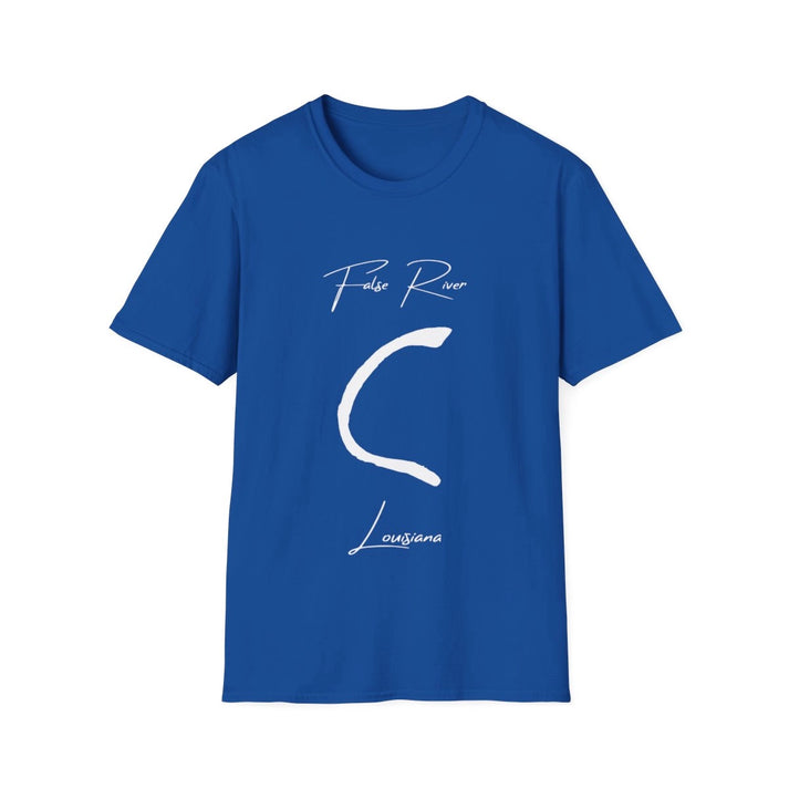 Louisiana  False  River  T-shirt  front  position  view  from  front  royal.webp