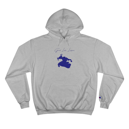 Louisiana  Grand  Lake  Hoodie  front  position  view  from  front  light  steel.webp