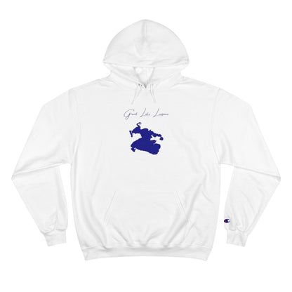 Louisiana  Grand  Lake  Hoodie  front  position  view  from  front  white.webp