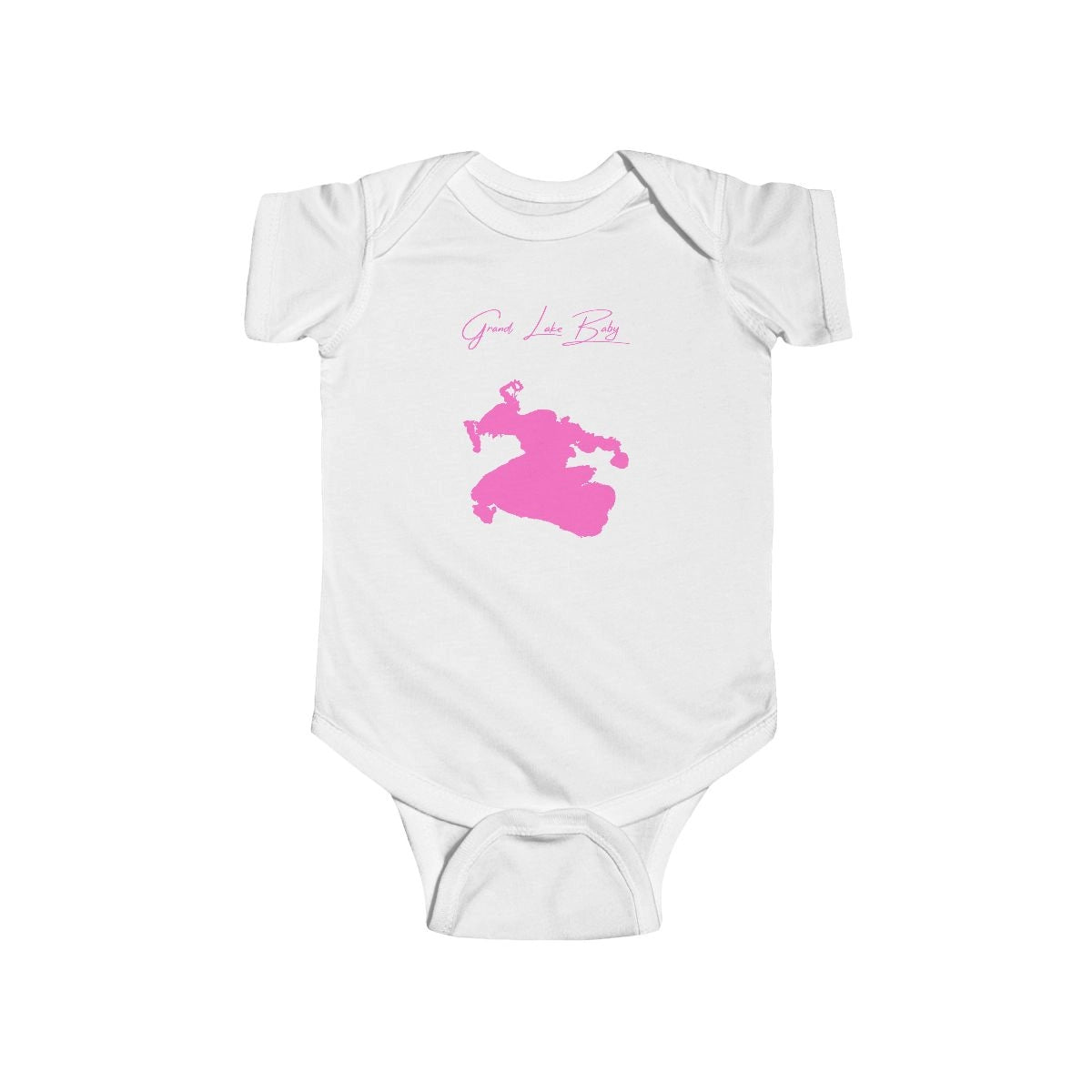 Louisiana  Grand  Lake  Onesie  front  position  view  from  front  white.webp