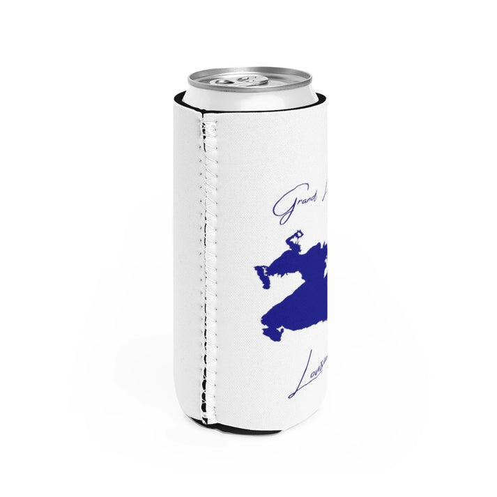 Louisiana  Grand  Lake  Slim  Can  Koozie  all  position  view  from  right  white.webp