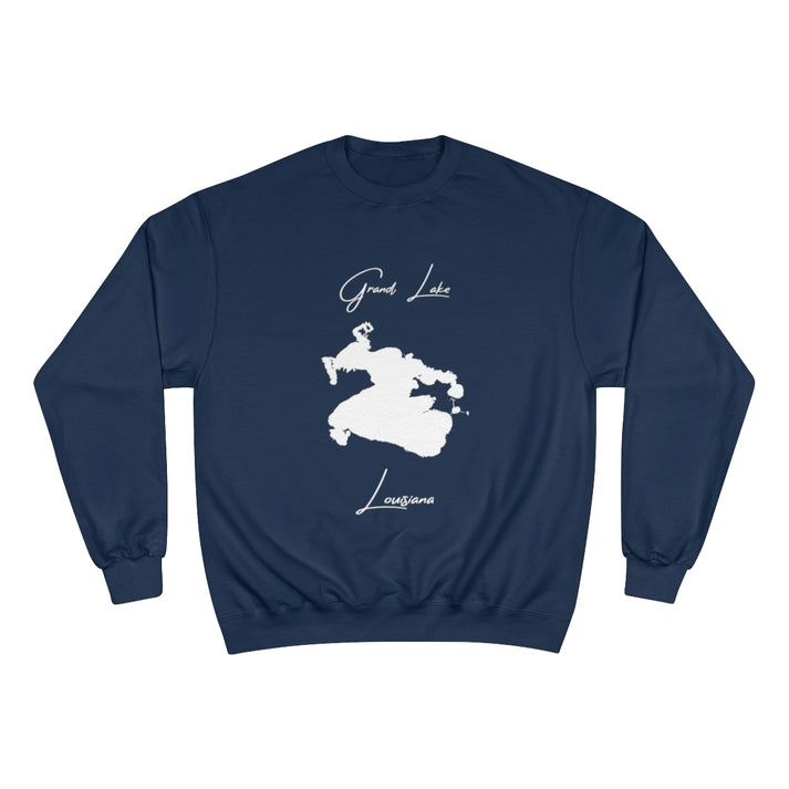 Louisiana  Grand  Lake  Sweatshirt  front  position  view  from  front  navy.webp
