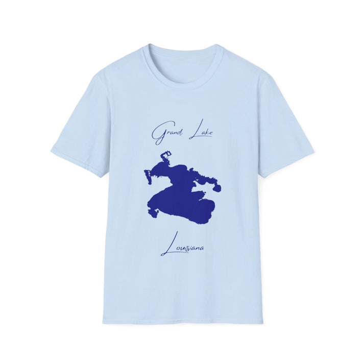 Louisiana  Grand  Lake  T-shirt  front  position  view  from  front  light  blue.webp