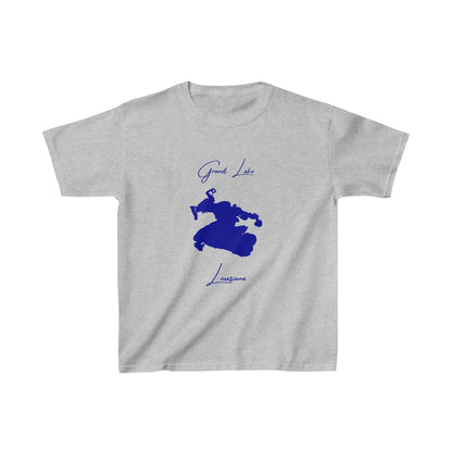 Louisiana  Grand  Lake  Youth  T-shirt  front  position  view  from  front  sport  grey.webp