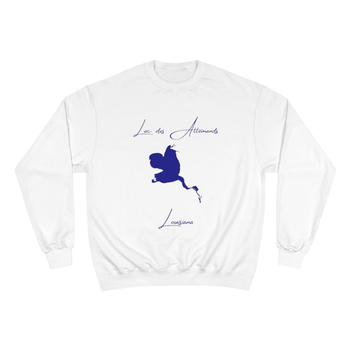 Louisiana  Lac  des  Allemands  Sweatshirt  front  position  view  from  front  white.webp