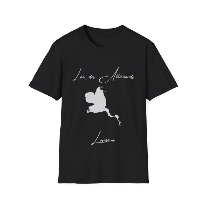 Louisiana  Lac  des  Allemands  T-shirt  front  position  view  from  front  black.webp