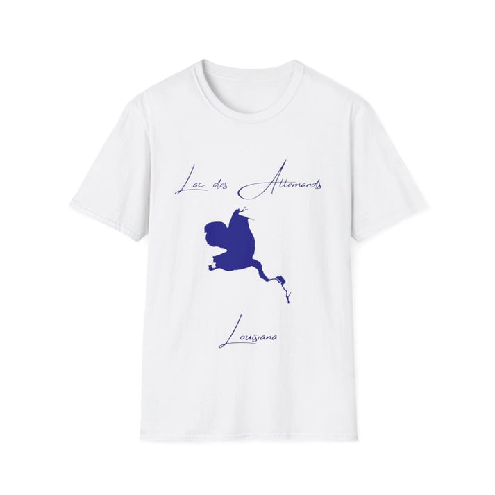 Louisiana  Lac  des  Allemands  T-shirt  front  position  view  from  front  white.webp