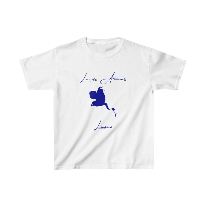 Louisiana  Lac  des  Allemands  Youth  T-shirt  front  position  view  from  front  white.webp