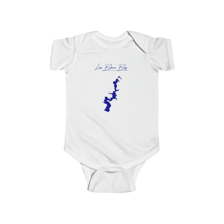 Louisiana  Lake  Bistineau  Onesie  front  position  view  from  front  white.webp