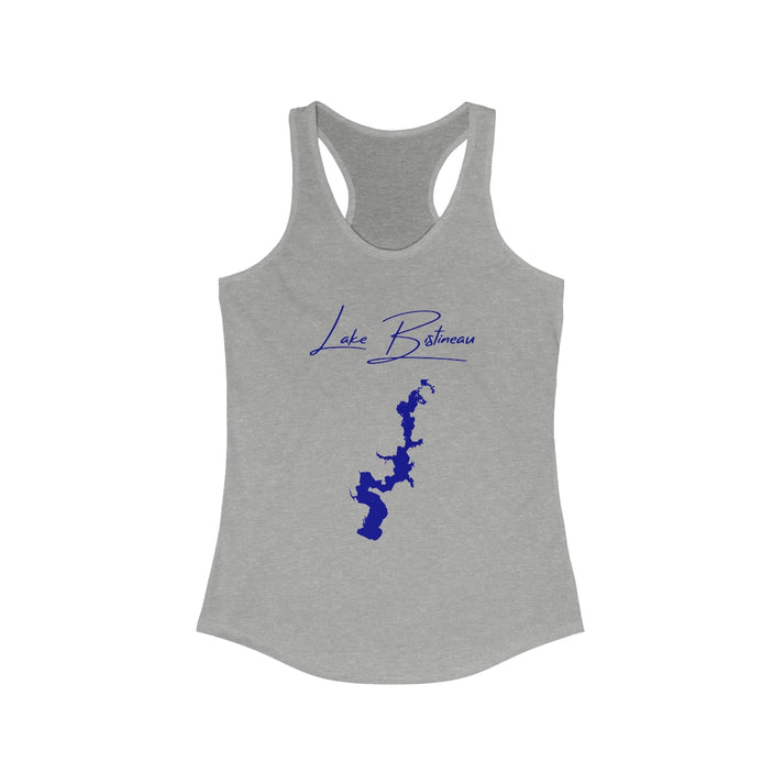 Louisiana  Lake  Bistineau  Racerback-Tank  front  position  view  from  front  heather  grey.webp