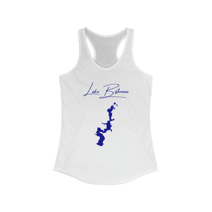 Louisiana  Lake  Bistineau  Racerback-Tank  front  position  view  from  front  solid  white.webp