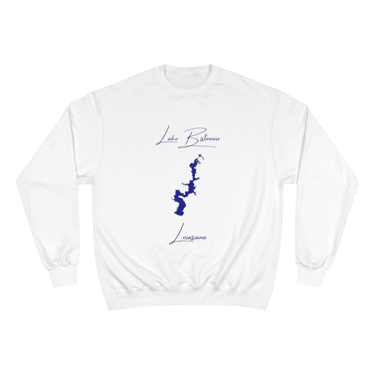 Louisiana  Lake  Bistineau  Sweatshirt  front  position  view  from  front  white.webp