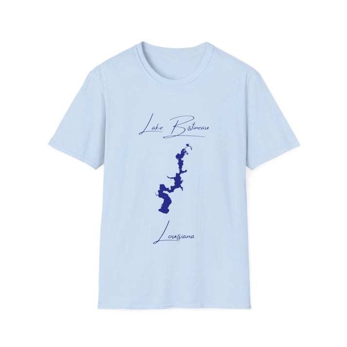 Louisiana  Lake  Bistineau  T-shirt  front  position  view  from  front  light  blue.webp