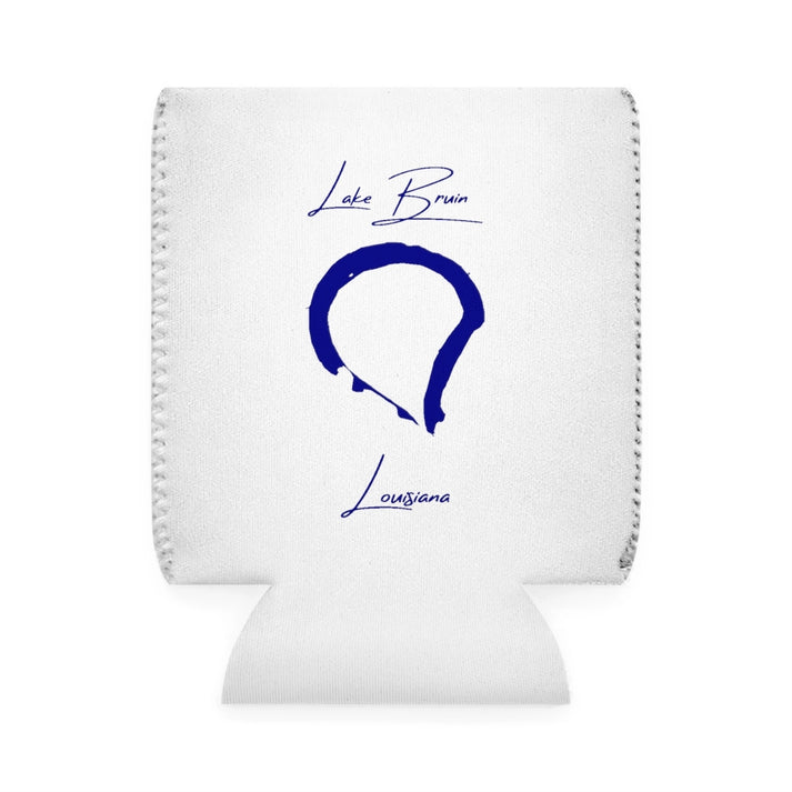 Louisiana  Lake  Bruin  Can  Koozie  front  position  view  from  front-1  white.webp