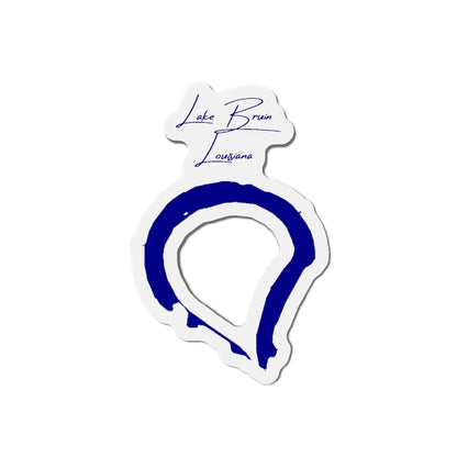 Louisiana  Lake  Bruin  Die  Cut  Magnet  front  position  view  from  front  4  x  4.webp