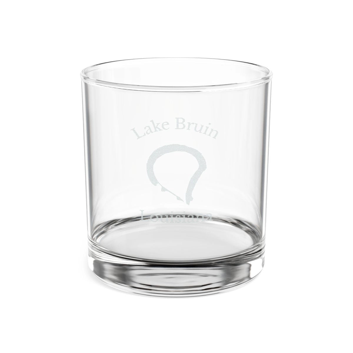 Louisiana  Lake  Bruin  Engraved  Whiskey  Glass  other  position  view  from  front  10.5oz.webp