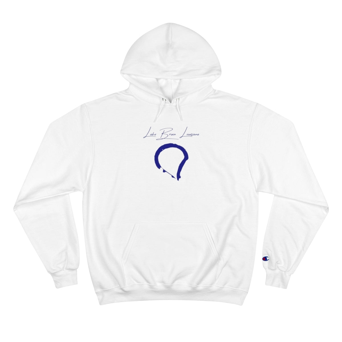 Louisiana  Lake  Bruin  Hoodie  front  position  view  from  front  white.webp