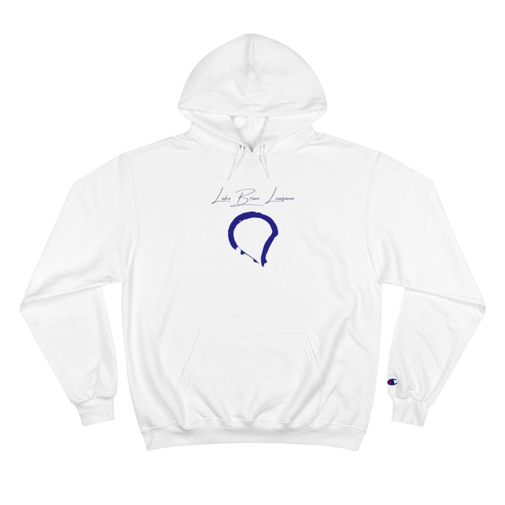 Louisiana  Lake  Bruin  Hoodie  front  position  view  from  front  white.webp