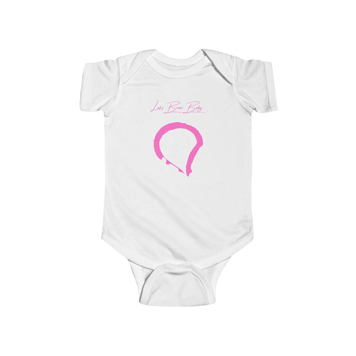 Louisiana  Lake  Bruin  Onesie  front  position  view  from  front  white.webp