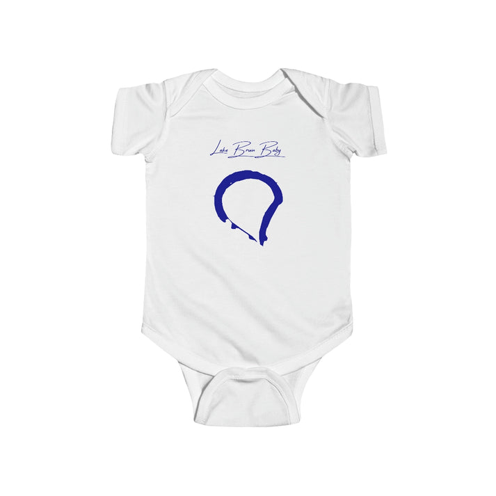 Louisiana  Lake  Bruin  Onesie  front  position  view  from  front  white.webp