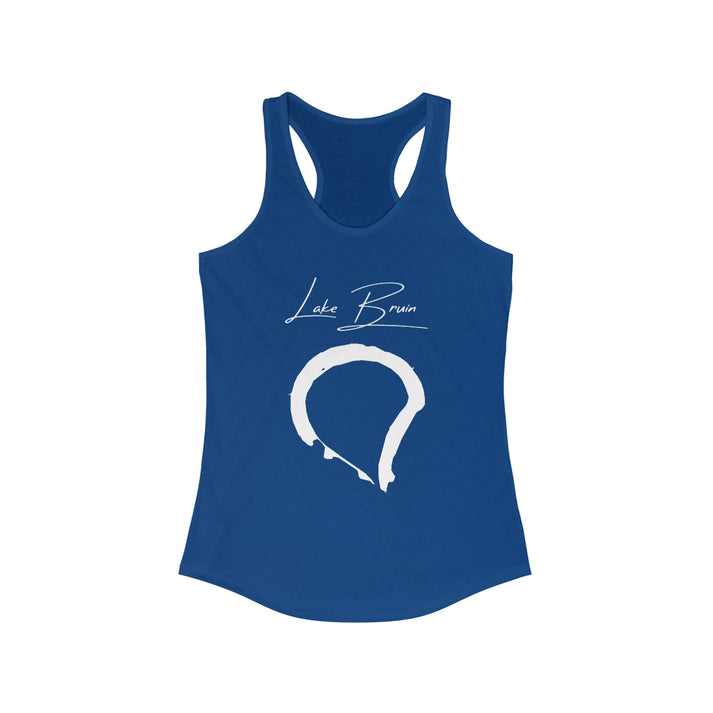 Louisiana  Lake  Bruin  Racerback-Tank  front  position  view  from  front  solid  royal.webp