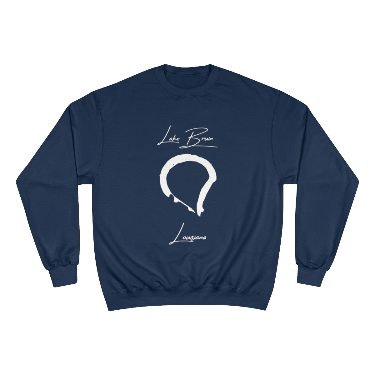 Louisiana  Lake  Bruin  Sweatshirt  front  position  view  from  front  navy.webp