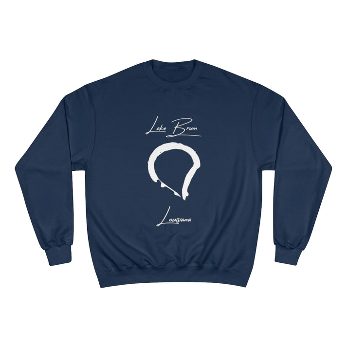 Louisiana  Lake  Bruin  Sweatshirt  front  position  view  from  front  navy.webp