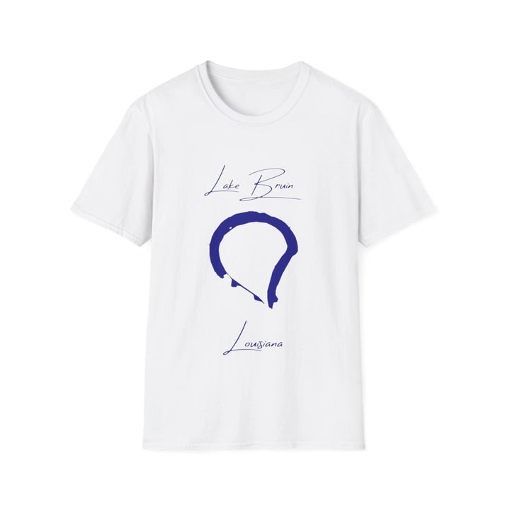 Louisiana  Lake  Bruin  T-shirt  front  position  view  from  front  white.webp