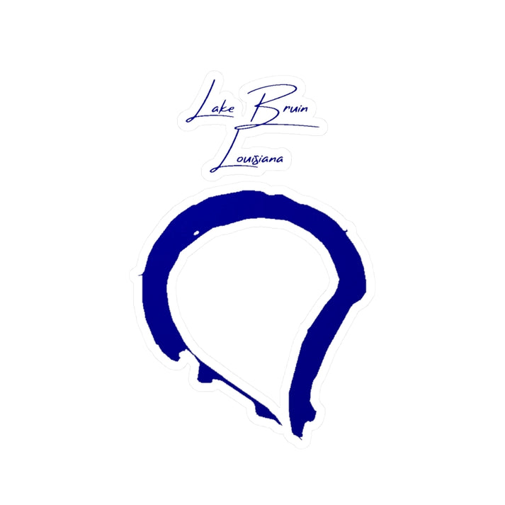 Louisiana  Lake  Bruin  Vinyl  Decal  other  position  view  from  front  4  x  6.webp