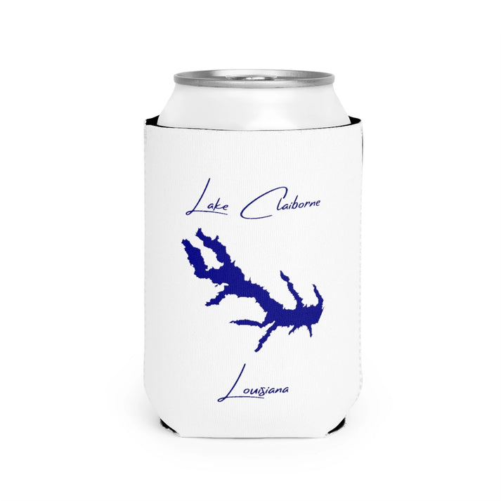 Louisiana  Lake  Claiborne  Can  Koozie  front  position  view  from  front-2  white.webp