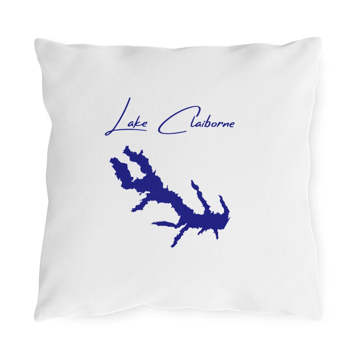 Louisiana  Lake  Claiborne  Outdoor  Pillow  front  position  view  from  front  16  x  16.webp