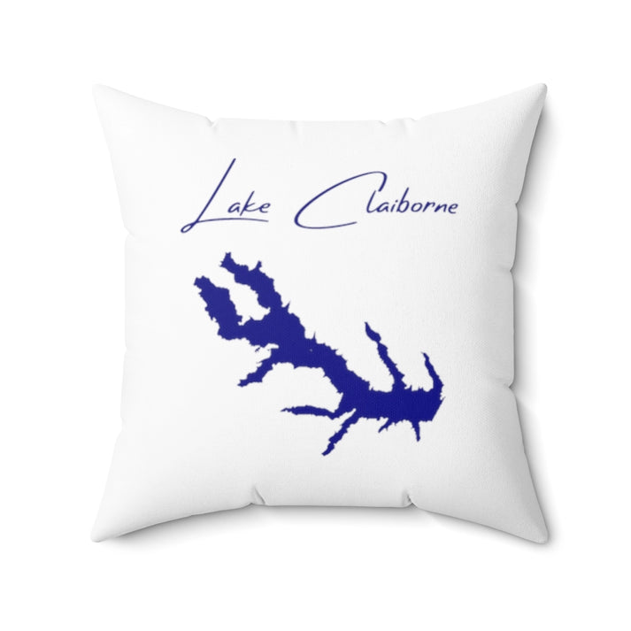 Louisiana  Lake  Claiborne  Pillow  front  position  view  from  back  20  x  20.webp