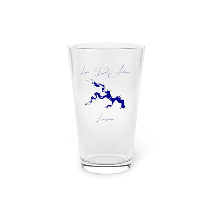 Louisiana  Lake  D'Arbonne  16oz  Pint  Glass  front  position  view  from  front  16oz.webp