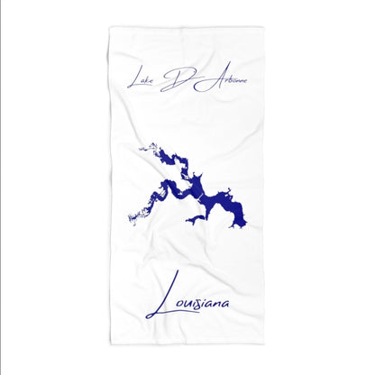 Louisiana  Lake  D'Arbonne  Beach  Towel  front  position  view  from  front  36  x  72.webp